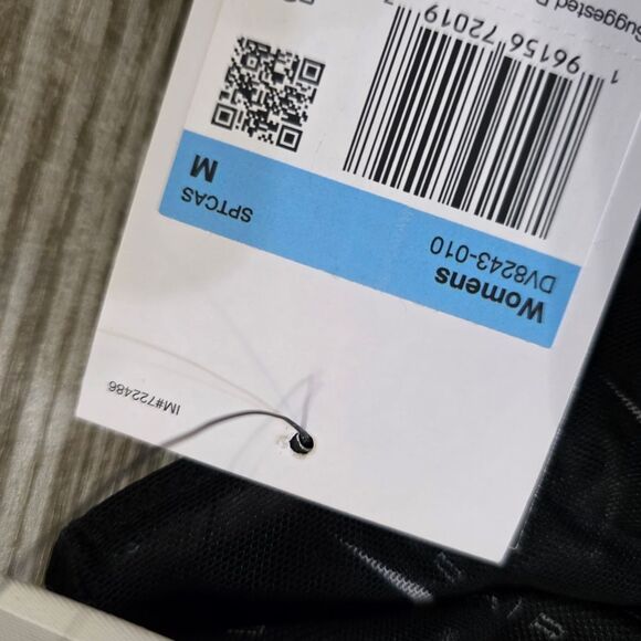 Nike Air Mock Neck All-Over Print Bodysuit Black Mesh Women’s Size M DV8243-010 - Picture 12 of 16